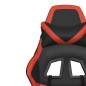 vidaXL Silla gaming cuero sintético negro y rojo vidaXL Silla gaming cuero sintético negro y rojo