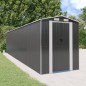 vidaXL Cobertizo de jardín acero galvanizado antracita 192x855x223 cm vidaXL Cobertizo de jardín acero galvanizado antracita 192x855x223 cm