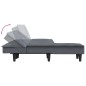 vidaXL Sofá cama en forma de L terciopelo gris oscuro 255x140x70 cm vidaXL Sofá cama en forma de L terciopelo gris oscuro 255x140x70 cm