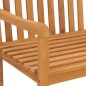 vidaXL Juego de comedor para jardín 3 pzas madera maciza de teca vidaXL Juego de comedor para jardín 3 pzas madera maciza de teca