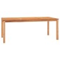 vidaXL Juego de comedor para jardín 3 pzas madera maciza de teca vidaXL Juego de comedor para jardín 3 pzas madera maciza de teca