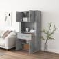 vidaXL Aparador alto madera contrachapada gris hormigón vidaXL Aparador alto madera contrachapada gris hormigón