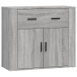vidaXL Aparadores 3 piezas madera contrachapada gris Sonoma vidaXL Aparadores 3 piezas madera contrachapada gris Sonoma