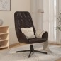 vidaXL Sillón de relax de cuero sintético marrón brillante vidaXL Sillón de relax de cuero sintético marrón brillante