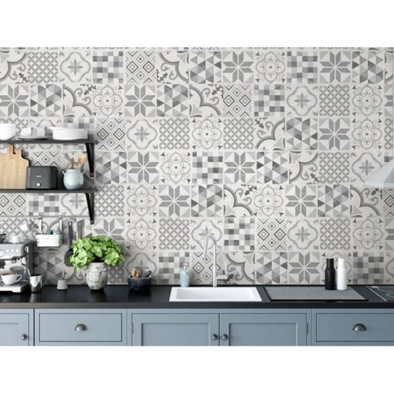 Grosfillex Baldosa de pared Accent 9 uds gris andaluz 15,4x120 cm Grosfillex Baldosa de pared Accent 9 uds gris andaluz 15,4x120 cm