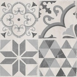 Grosfillex Baldosa de pared Accent 9 uds gris andaluz 15,4x120 cm