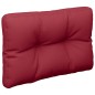 vidaXL Cojines para palets 2 unidades tela rojo tinto vidaXL Cojines para palets 2 unidades tela rojo tinto