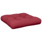 vidaXL Cojines para palets 2 unidades tela rojo tinto vidaXL Cojines para palets 2 unidades tela rojo tinto