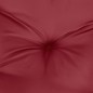 vidaXL Cojines para palets 2 unidades tela rojo tinto vidaXL Cojines para palets 2 unidades tela rojo tinto