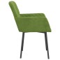 vidaXL Sillas de comedor 2 unidades terciopelo verde claro vidaXL Sillas de comedor 2 unidades terciopelo verde claro