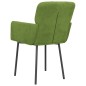vidaXL Sillas de comedor 2 unidades terciopelo verde claro vidaXL Sillas de comedor 2 unidades terciopelo verde claro