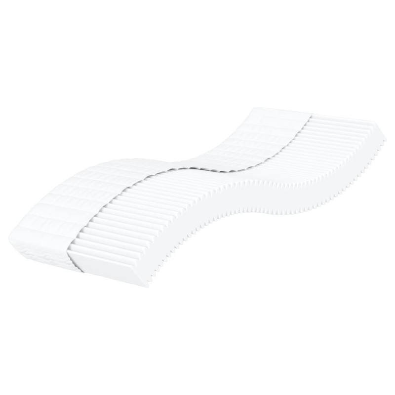 vidaXL Colchón de espuma dureza 2 3 blanco 90x190 cm vidaXL Colchón de espuma dureza 2 3 blanco 90x190 cm