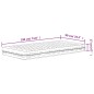 vidaXL Colchón de espuma dureza 2 3 blanco 90x190 cm vidaXL Colchón de espuma dureza 2 3 blanco 90x190 cm