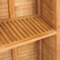 vidaXL Mesa de bar plegable de madera teca maciza 155x53x105 cm vidaXL Mesa de bar plegable de madera teca maciza 155x53x105 cm
