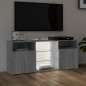 vidaXL Mueble de TV con luces LED gris Sonoma 120x30x50 cm vidaXL Mueble de TV con luces LED gris Sonoma 120x30x50 cm