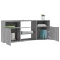 vidaXL Mueble de TV con luces LED gris Sonoma 120x30x50 cm vidaXL Mueble de TV con luces LED gris Sonoma 120x30x50 cm