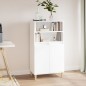 vidaXL Aparador alto madera contrachapada blanco 60x36x110 cm vidaXL Aparador alto madera contrachapada blanco 60x36x110 cm