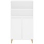 vidaXL Aparador alto madera contrachapada blanco 60x36x110 cm vidaXL Aparador alto madera contrachapada blanco 60x36x110 cm