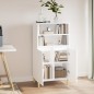 vidaXL Aparador alto madera contrachapada blanco 60x36x110 cm vidaXL Aparador alto madera contrachapada blanco 60x36x110 cm