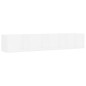 vidaXL Estante de pared para CD contrachapada blanco 100x18x18 cm vidaXL Estante de pared para CD contrachapada blanco 100x18x18 cm