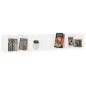 vidaXL Estante de pared para CD contrachapada blanco 100x18x18 cm vidaXL Estante de pared para CD contrachapada blanco 100x18x18 cm