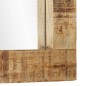 vidaXL Espejo de vidrio y madera maciza de mango 70x50 cm vidaXL Espejo de vidrio y madera maciza de mango 70x50 cm