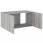 vidaXL Armario de pared madera contrachapada gris Sonoma 80x39x40 cm vidaXL Armario de pared madera contrachapada gris Sonoma 80x39x40 cm