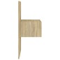 vidaXL Cabecero de cama con mesitas madera contrachapada roble Sonoma vidaXL Cabecero de cama con mesitas madera contrachapada roble Sonoma