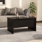 vidaXL Mesa de centro madera contrachapada negra 80x50x42,5 cm vidaXL Mesa de centro madera contrachapada negra 80x50x42,5 cm