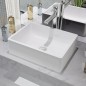 vidaXL Lavabo de cerámica blanco 41x30x12 cm vidaXL Lavabo de cerámica blanco 41x30x12 cm