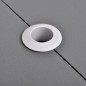 Set plegable camping 1 mesa 4 taburetes aluminio gris claro Set plegable camping 1 mesa 4 taburetes aluminio gris claro