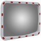 vidaXL Espejo de tráfico convexo rectangular con reflectores 60 x 80cm vidaXL Espejo de tráfico convexo rectangular con reflectores 60 x 80cm