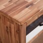 vidaXL Mesa consola de madera maciza de acacia 86x30x75 cm vidaXL Mesa consola de madera maciza de acacia 86x30x75 cm