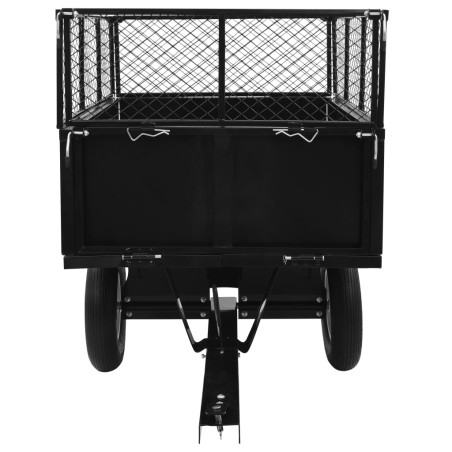 vidaXL Carro remolque inclinable de cortacésped carga de 300 kg