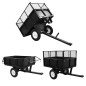 vidaXL Carro remolque inclinable de cortacésped carga de 300 kg vidaXL Carro remolque inclinable de cortacésped carga de 300 kg