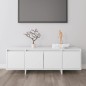vidaXL Mueble para TV madera contrachapada blanco 120x30x40,5 cm vidaXL Mueble para TV madera contrachapada blanco 120x30x40,5 cm
