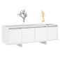 vidaXL Mueble para TV madera contrachapada blanco 120x30x40,5 cm vidaXL Mueble para TV madera contrachapada blanco 120x30x40,5 cm