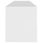 vidaXL Mueble para TV madera contrachapada blanco 120x30x40,5 cm vidaXL Mueble para TV madera contrachapada blanco 120x30x40,5 cm