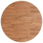 vidaXL Tablero de mesa redonda madera de roble marrón claro Ø70x1,5 cm vidaXL Tablero de mesa redonda madera de roble marrón claro Ø70x1,5 cm