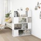 vidaXL Estantería/divisor de espacios blanco brillo 100x24x124 cm vidaXL Estantería/divisor de espacios blanco brillo 100x24x124 cm