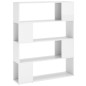 vidaXL Estantería/divisor de espacios blanco brillo 100x24x124 cm vidaXL Estantería/divisor de espacios blanco brillo 100x24x124 cm