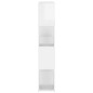 vidaXL Estantería/divisor de espacios blanco brillo 100x24x124 cm vidaXL Estantería/divisor de espacios blanco brillo 100x24x124 cm