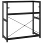 vidaXL Estructura de lavabo de hierro negro 79x38x83 cm vidaXL Estructura de lavabo de hierro negro 79x38x83 cm