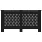 vidaXL Cubierta para radiador MDF negro 152x19x81,5 cm vidaXL Cubierta para radiador MDF negro 152x19x81,5 cm