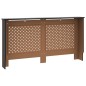 vidaXL Cubierta para radiador MDF negro 152x19x81,5 cm vidaXL Cubierta para radiador MDF negro 152x19x81,5 cm