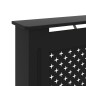 vidaXL Cubierta para radiador MDF negro 152x19x81,5 cm vidaXL Cubierta para radiador MDF negro 152x19x81,5 cm