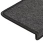 vidaXL Alfombras de peldaños de escalera 15 uds antracita 65x21x4 cm vidaXL Alfombras de peldaños de escalera 15 uds antracita 65x21x4 cm