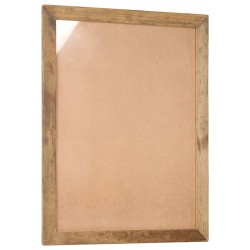 vidaXL Marcos de fotos 2 uds madera maciza reciclada y vidrio 90x70 cm