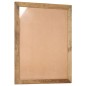 vidaXL Marcos de fotos 2 uds madera maciza reciclada y vidrio 90x70 cm