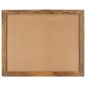 vidaXL Marcos de fotos 2 uds madera maciza reciclada y vidrio 90x70 cm